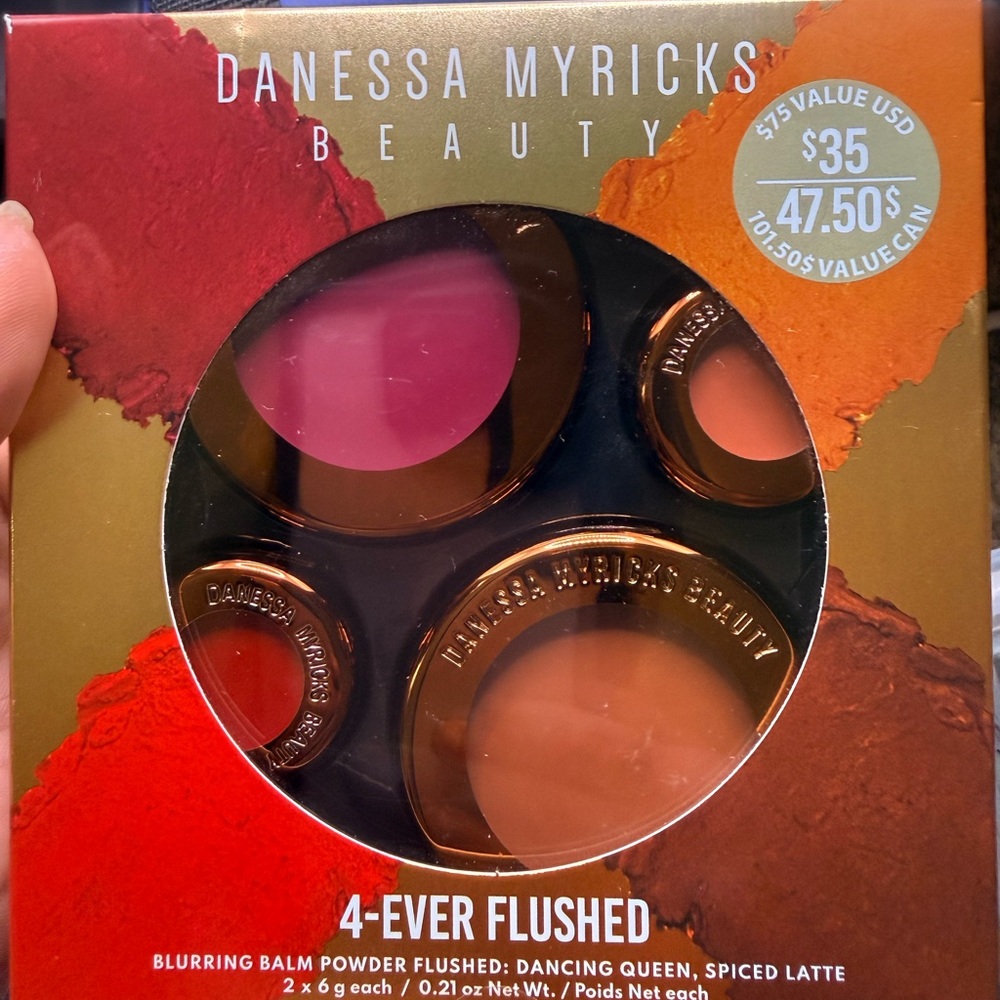 Danessa Myricks Beauty 4-Ever Flushed Yummy Skin Blurring Balm Powder Flushed LE